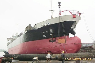 船舶專用上排下水橡膠氣囊,安全可靠、節約成本、操作簡單